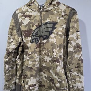 Youth Large Camo Salute To Service Military NFL Philadelphia Eagles Sweatshirt H